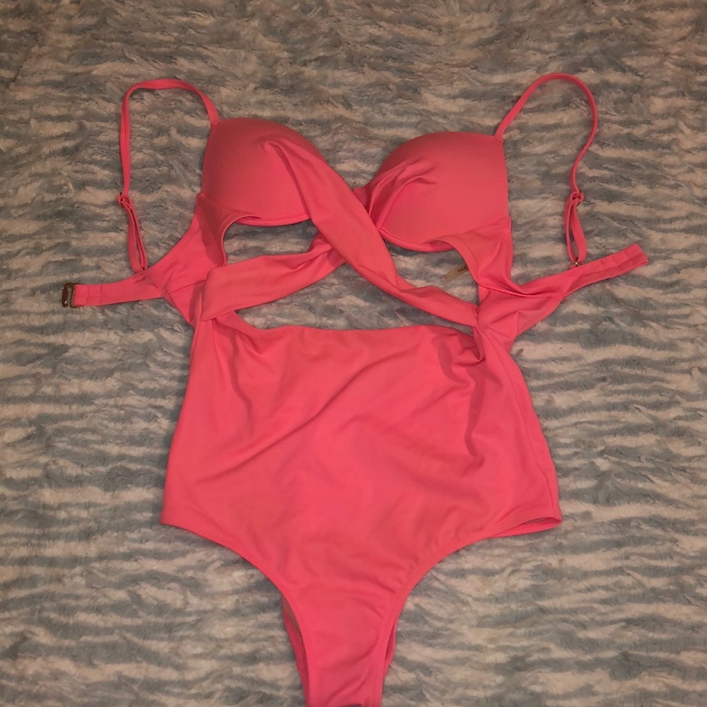 pink target one piece